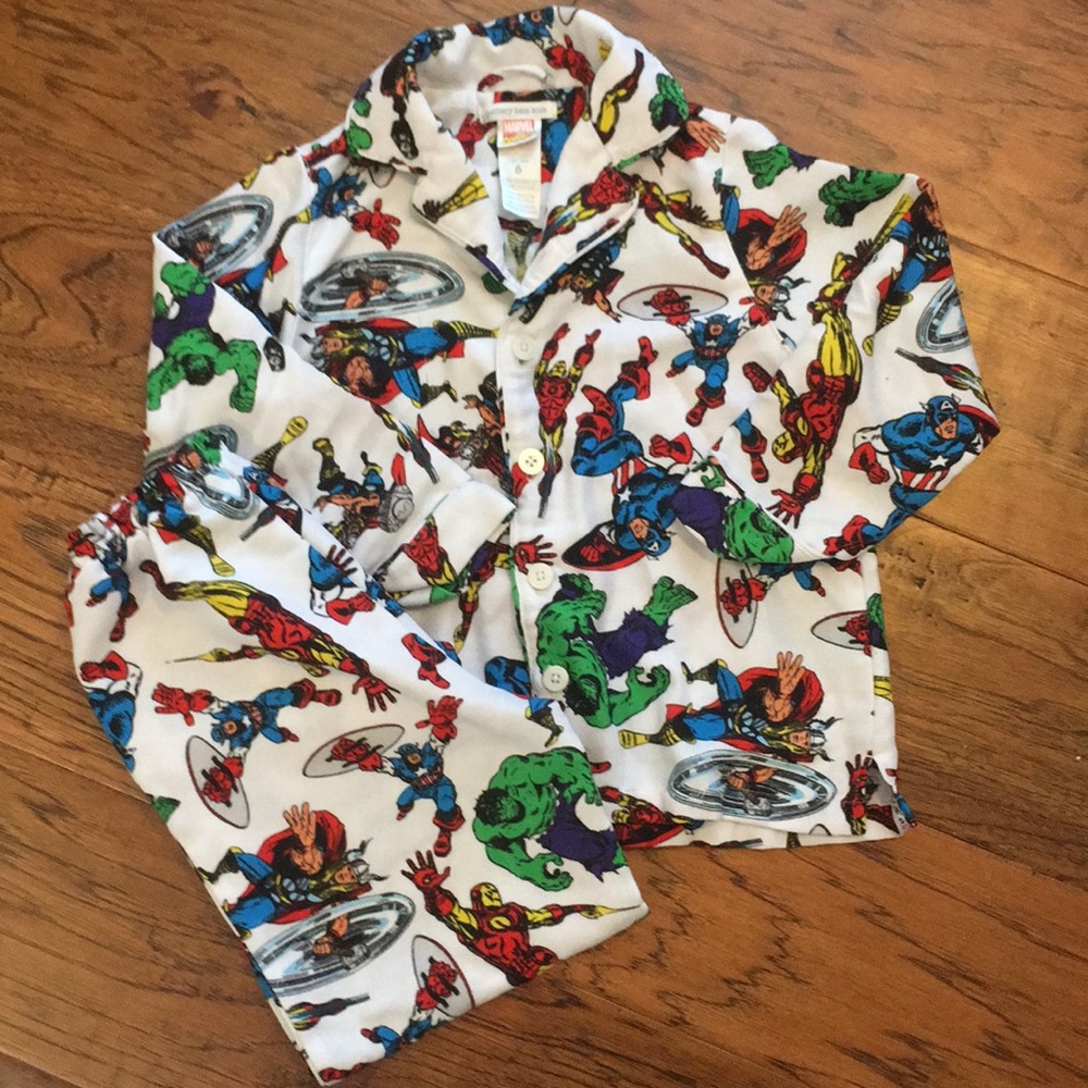 Marvel Button Up Pajama Set by Pottery Barn Kids